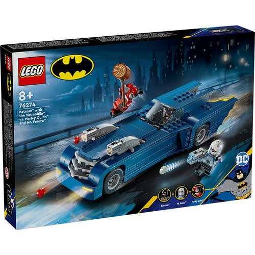 [5702017590257] LEGO 76274 Batman with the Batmobile vs. Harley Quinn n Mr Freeze