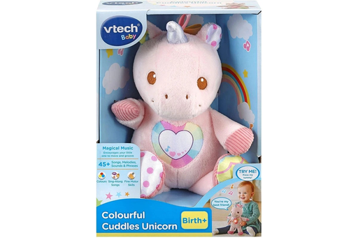 [3417765281037] Vtech Colourful Cuddles Unicorn