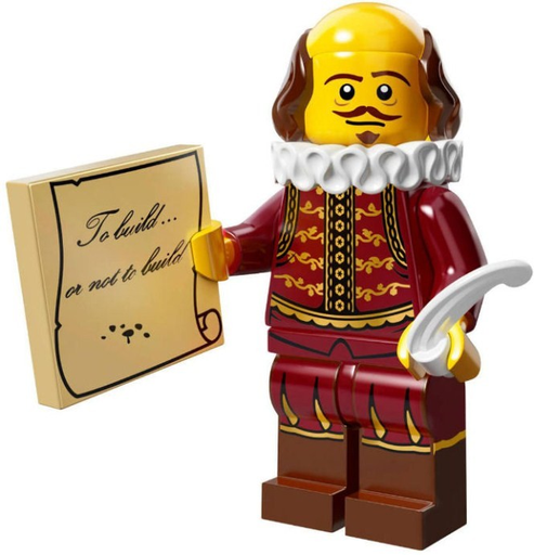 [5702016369274-8] LEGO 71004 William Shakespeare Minifigure