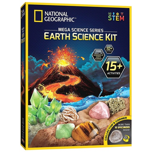 [816448027611] National Geographic Mega Earth Science Kit