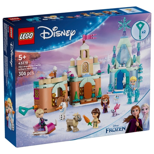 [5702017824918] LEGO 43278 Disney Frozen Mini Arendelle Castle N Elsa’s Ice Palace