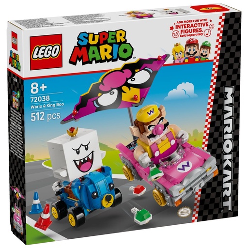 [5702017816555] LEGO 72038 Mario Kart Wario N King Boo