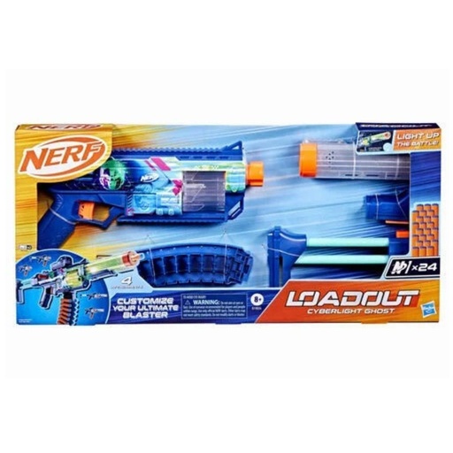 [5010996347152] NERF Loadout Cyberlight Ghost Blaster