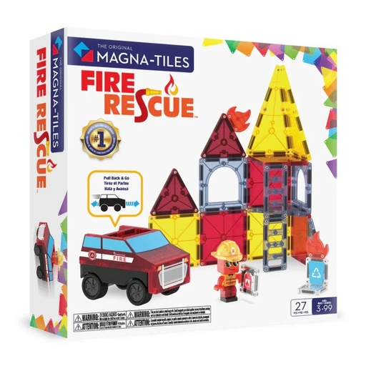 Magna Tiles Fire Rescue
