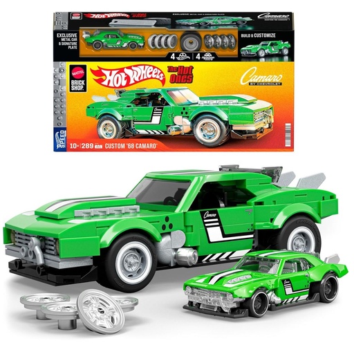 [194735304837] Hot Wheels Custom 68 Camaro Car Building Set