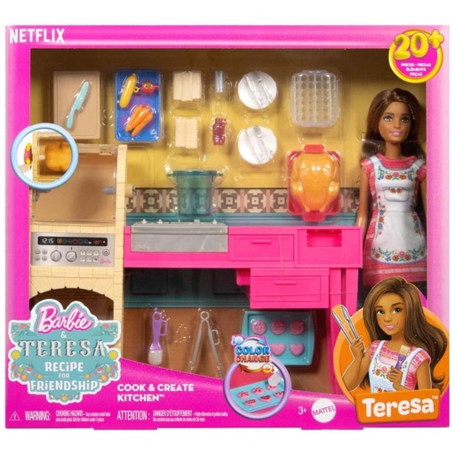 [194735275502] Barbie Teresa Cook n Create Kitchen