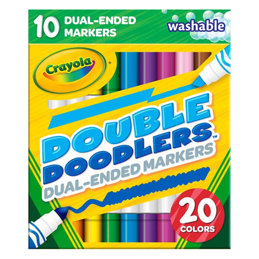 [071662083106] Crayola 10 Ct Double Doodlers Markers