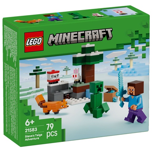 [5702018034071] LEGO 21583 Minecraft Steve’s Taiga Adventure