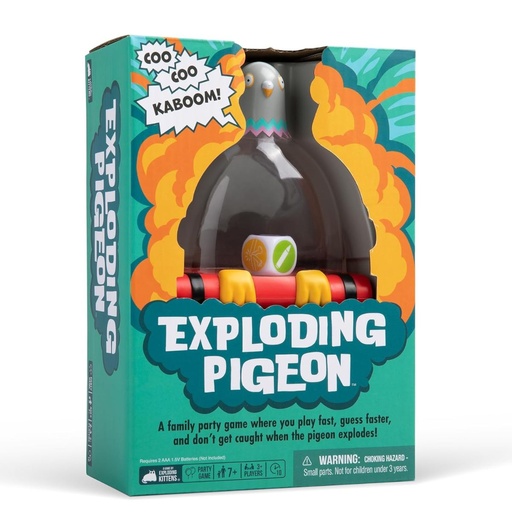 [810171410160] Exploding Pigeons Party Game