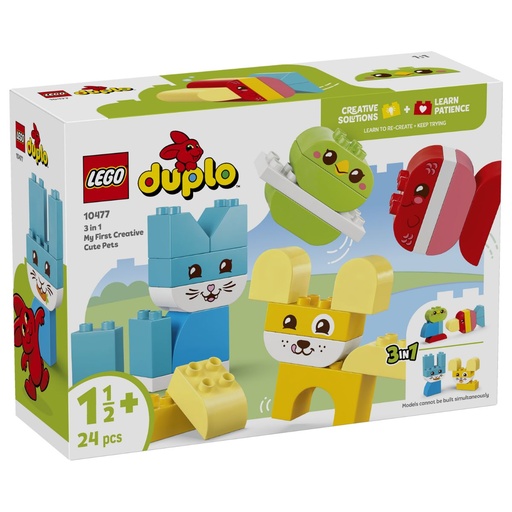 [5702018032039] LEGO 10477 DUPLO My First 3 in 1 Creative Cute Pets