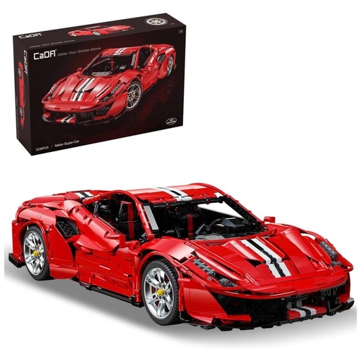 [6948061925808] CaDA C61043W 1:8 Italian Red Supercar