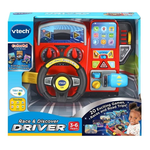 [3417765589003] VTech Race N Discover Driver