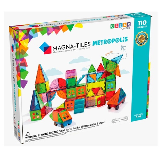 [631291201106] MAGNA TILES Metropolis 110 Piece Set