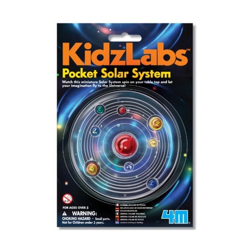 [4893156034762] 4M Pocket Solar System Mini Experiment