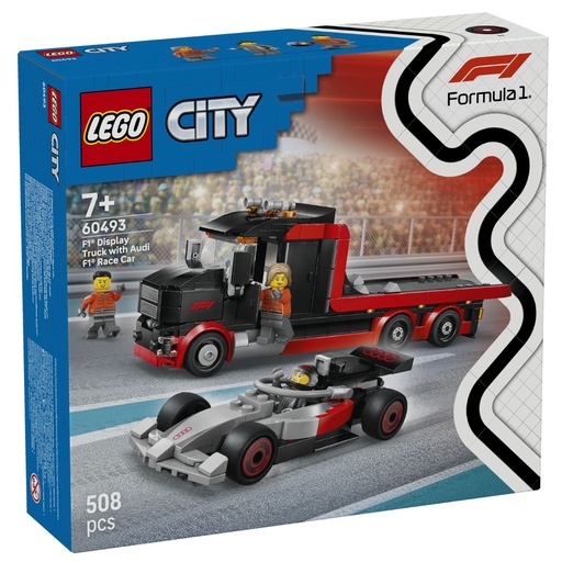 [5702018056844] LEGO 60493 City F1 Display Truck with Audi F1 Race Car