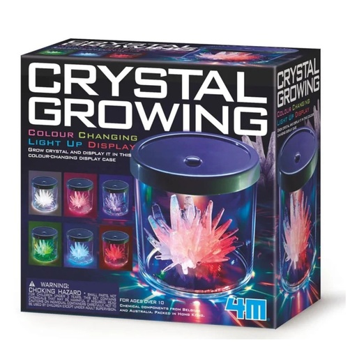 [4893156039347] 4M Crystal Growing Colour Changing Display Case