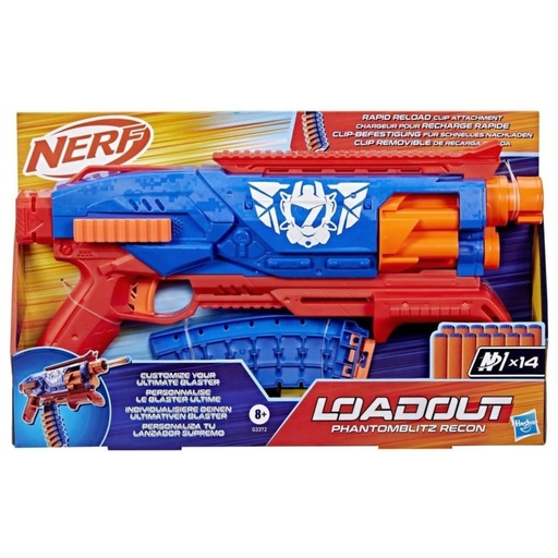 [5010996372307] NERF Loadout PhantomBlitz Recon Blaster