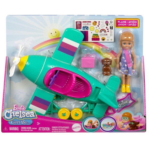 [194735192120] Barbie Chelsea Can Be Doll and Plane Playset (Dents/Creases on Pkg)