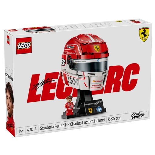 [5702018069547] LEGO 43014 Editions Scuderia Ferrari HP Charles Leclerc Helmet