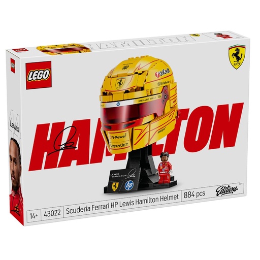 [5702018069615] LEGO 43022 Editions Scuderia Ferrari HP Lewis Hamilton Helmet