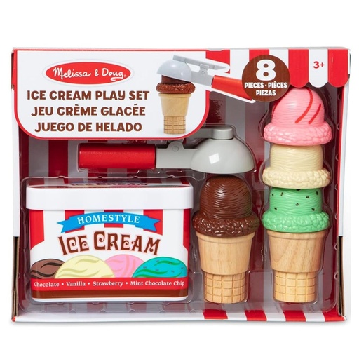 Melissa n Doug Scoop n Stack Ice Cream Cone Playset